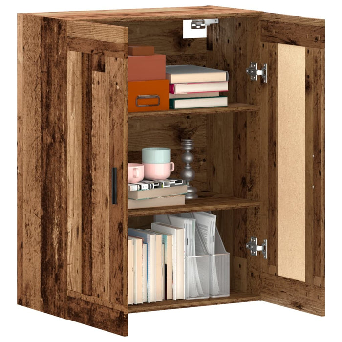 Wall Mounted Cabinet Old Wood 69.5x34x90 cm Engineered Wood