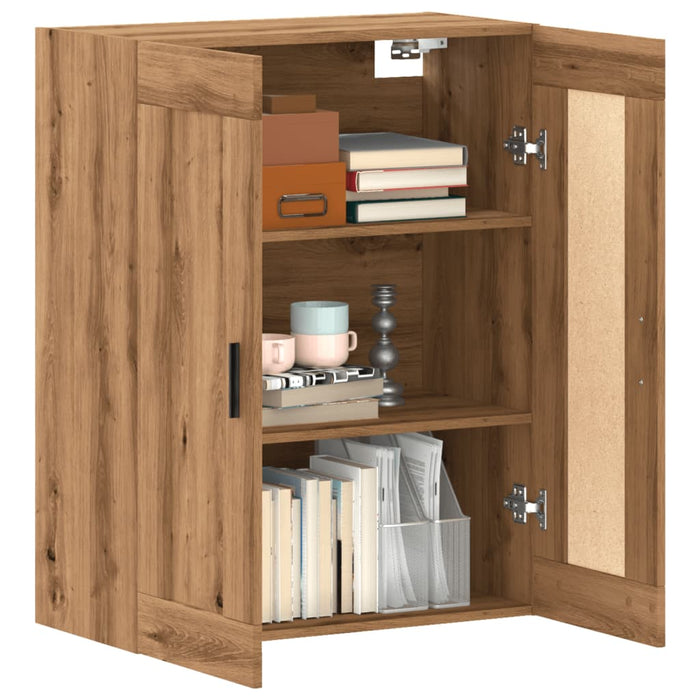 Wall Mounted Cabinet Artisian Oak 69.5x34x90 cm Engineered Wood