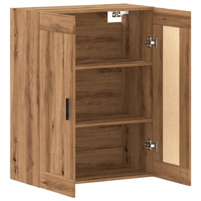 Wall Mounted Cabinet Artisian Oak 69.5x34x90 cm Engineered Wood