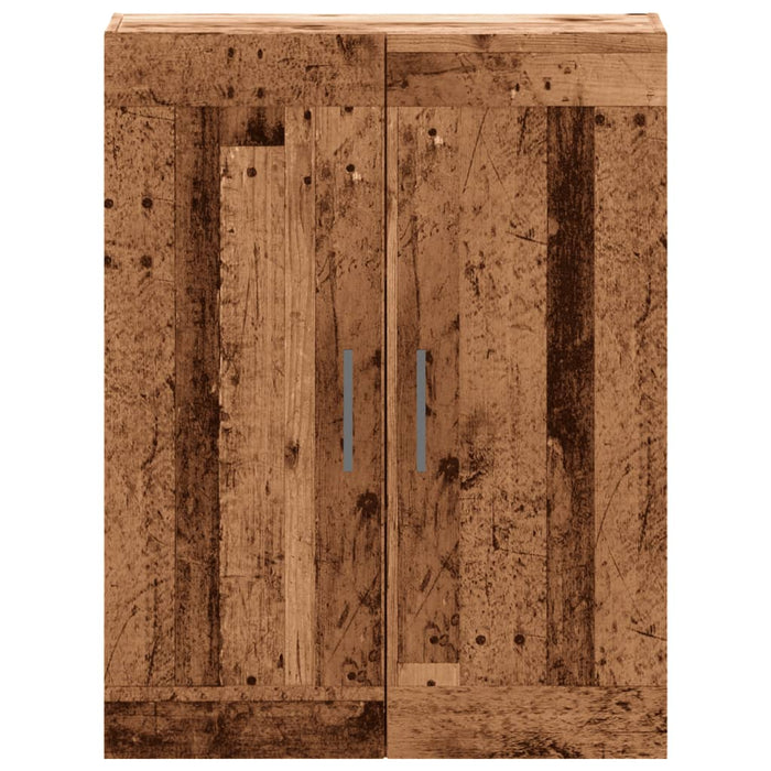 Wall Mounted Cabinet Old Wood 69.5x34x90 cm Engineered Wood