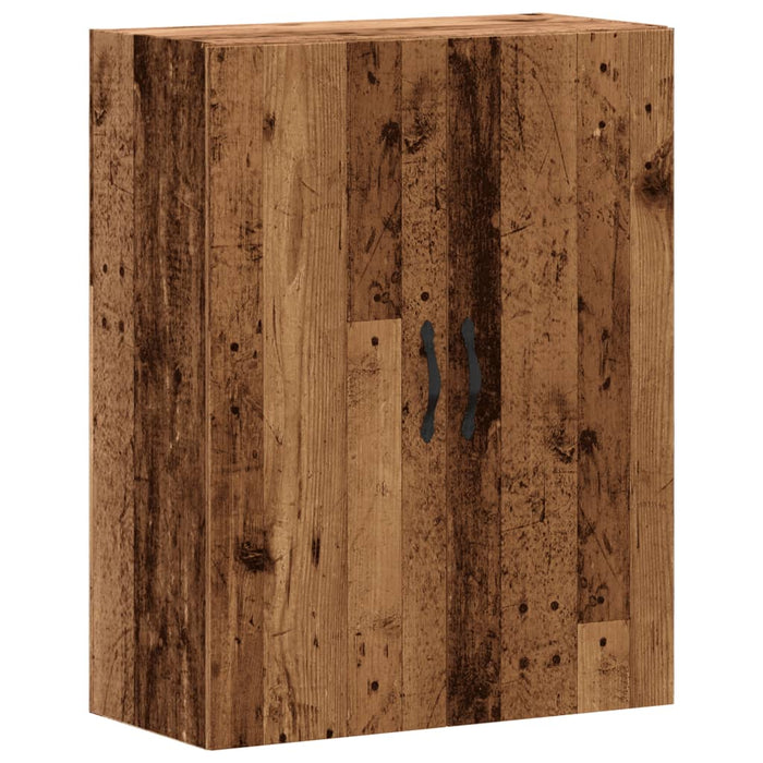 Wall Mounted Cabinet Old Wood 69.5x34x90 cm Engineered Wood