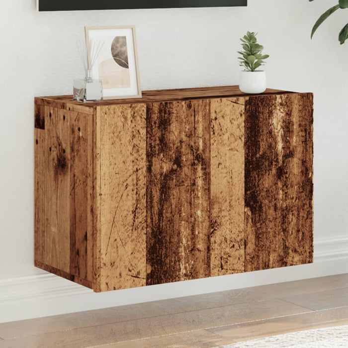 Тумба под телевизор настенная Old Wood 60x30x41 см