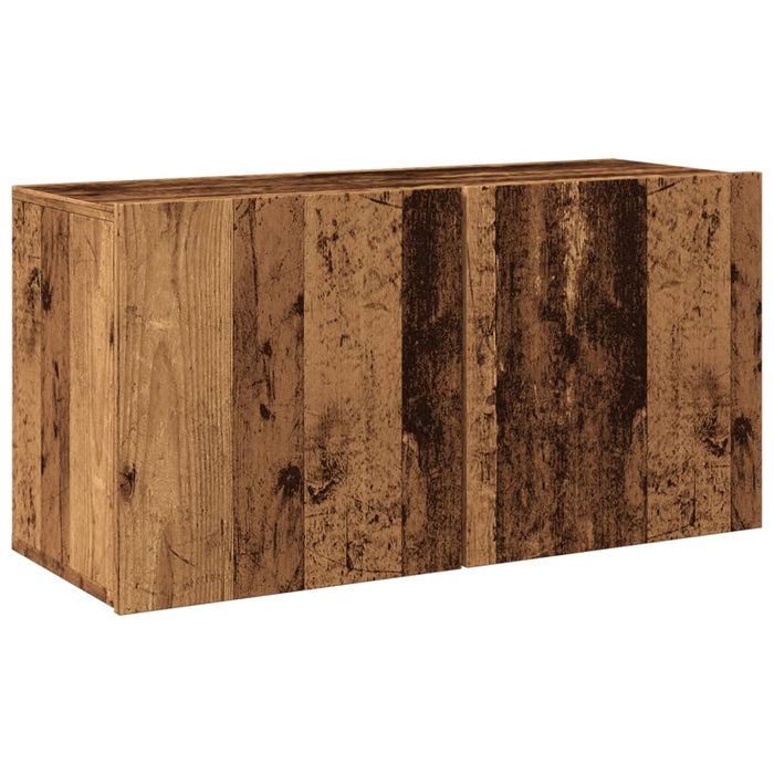 Тумба под телевизор настенная Old Wood 80x30x41 см