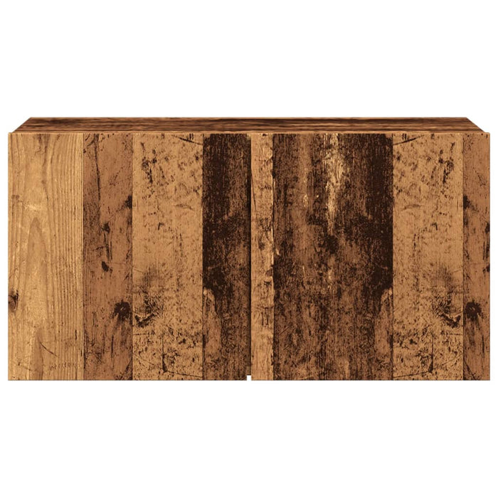 Тумба под телевизор настенная Old Wood 80x30x41 см