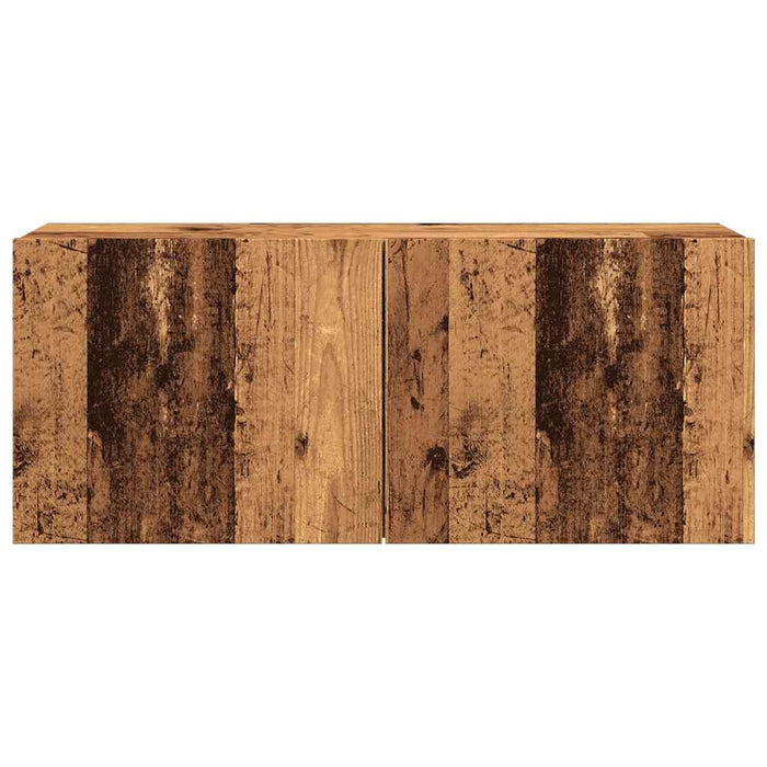 Тумба под телевизор настенная Old Wood 100x30x41 см