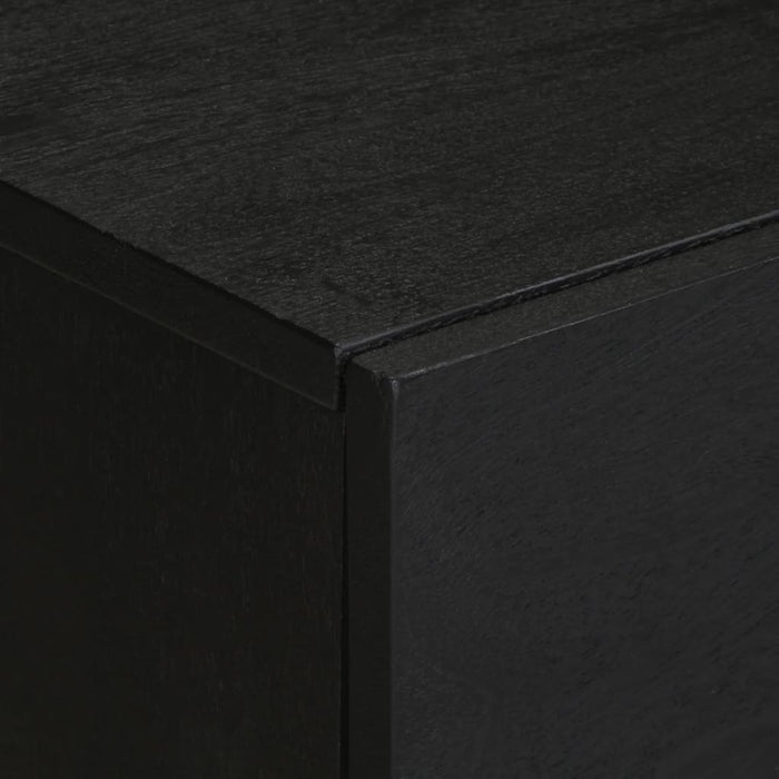 Bedside Cabinet Black 50x33x60 cm Engineered Wood