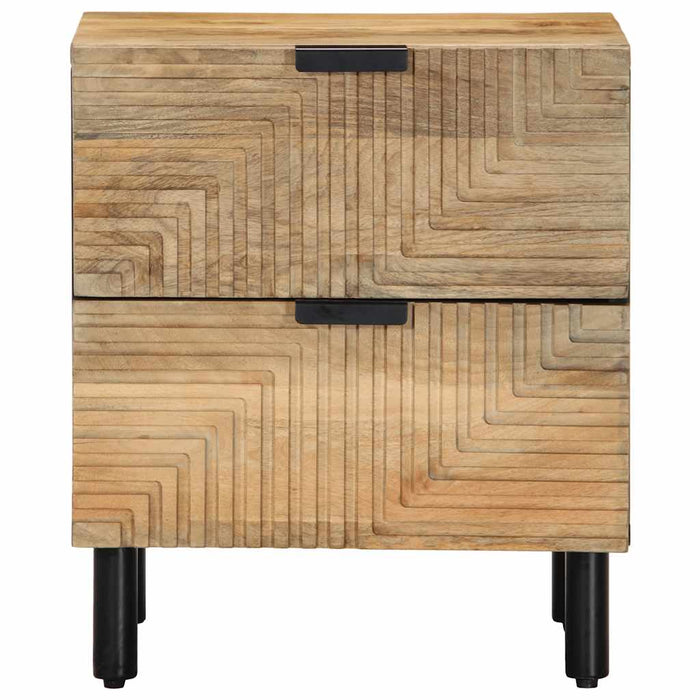 Bedside Cabinet Brown 40x33x46 cm Solid Wood Mango