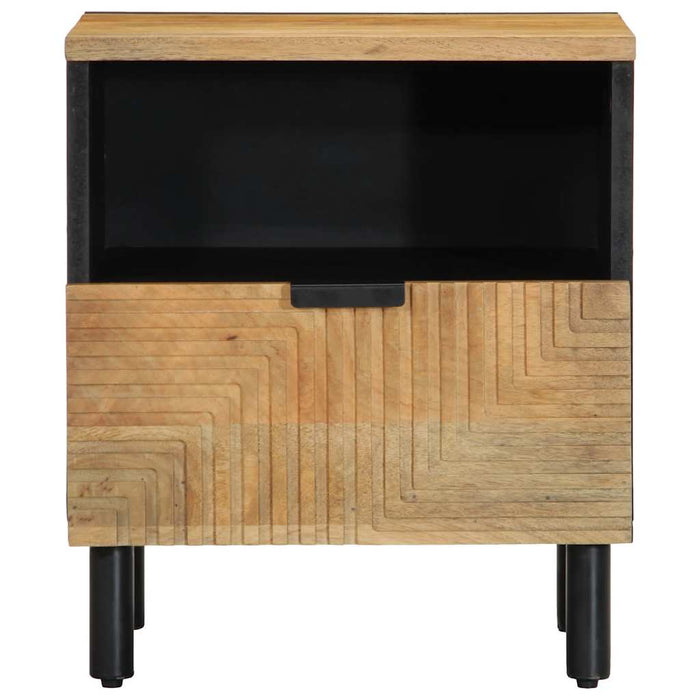 Bedside Cabinet Brown 40x33x46 cm Solid Wood Mango