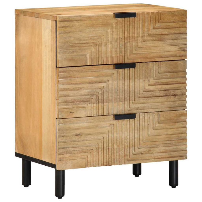 Bedside Cabinet Brown 50x33x62 cm Solid Wood Mango