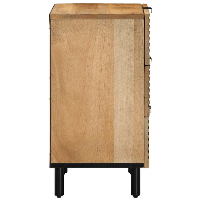 Bedside Cabinet Brown 50x33x62 cm Solid Wood Mango