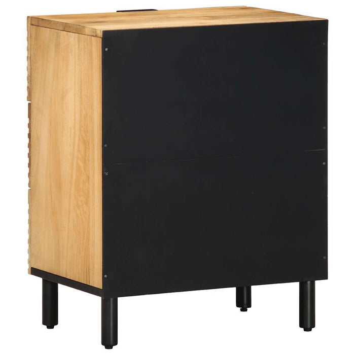 Bedside Cabinet Brown 50x33x62 cm Solid Wood Mango