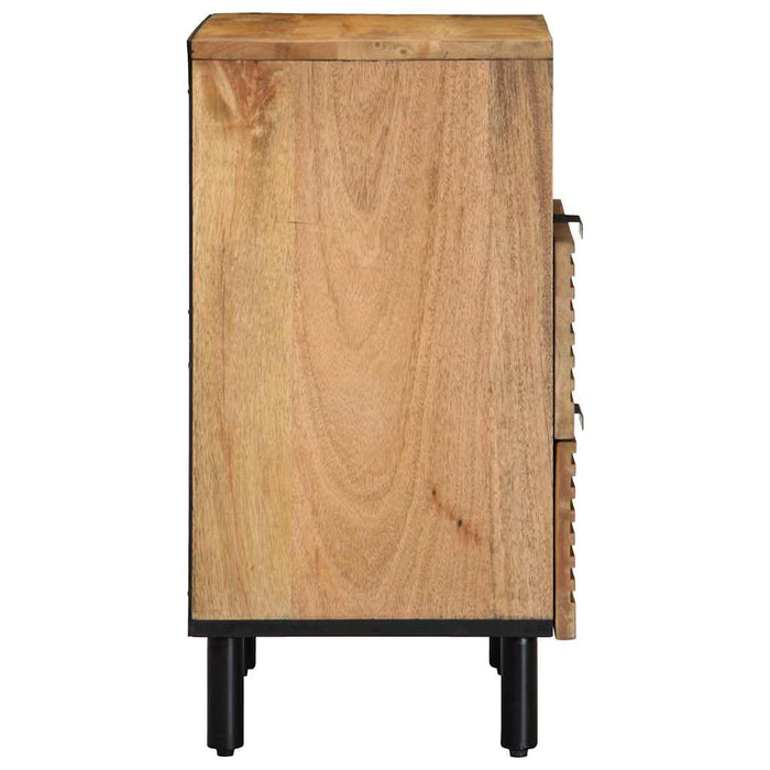 Bedside Cabinet Brown 50x33x62 cm Solid Wood Mango