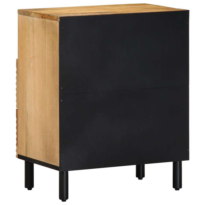 Bedside Cabinet Brown 50x33x62 cm Solid Wood Mango