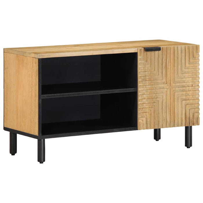 TV Cabinet Brown 80x31.5x46 cm Solid Wood Mango