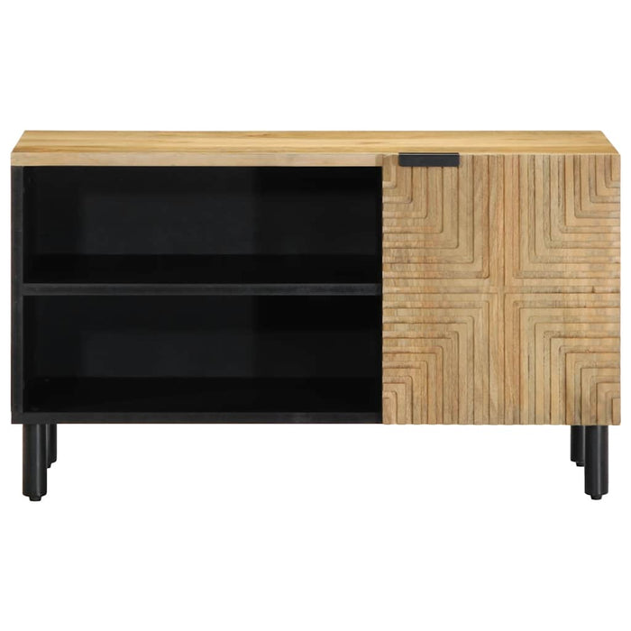 TV Cabinet Brown 80x31.5x46 cm Solid Wood Mango