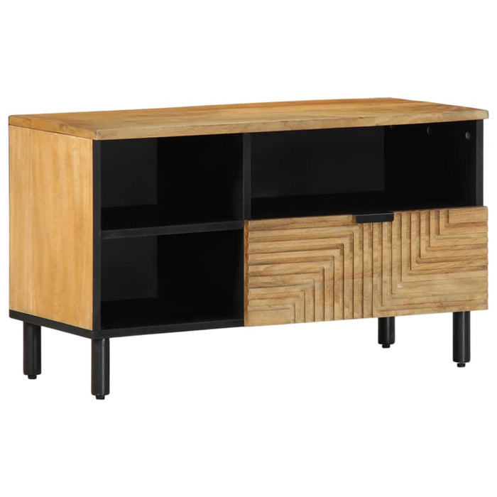 TV Cabinet Brown 80x33x46 cm Solid Wood Mango