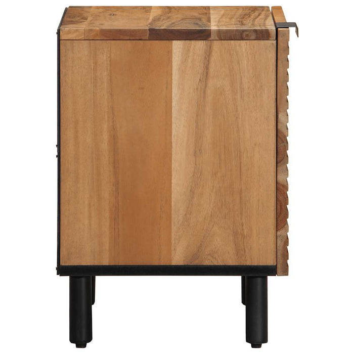 Bedside Cabinet 40x33x46 cm Solid Wood Acacia