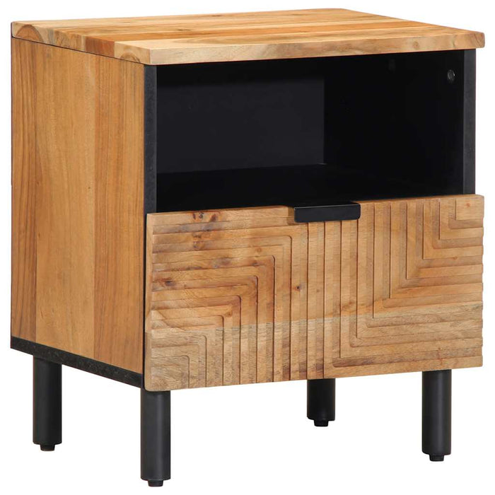 Bedside Cabinet 40x33x46 cm Solid Wood Acacia