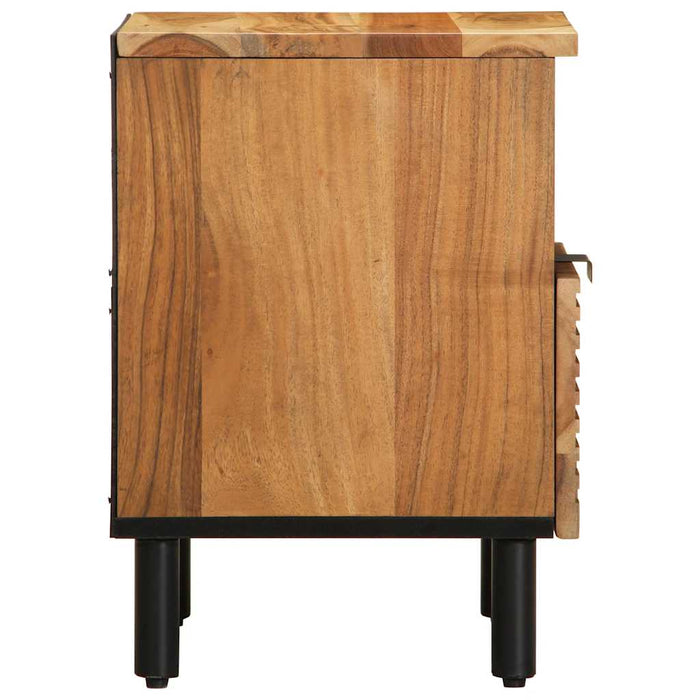 Bedside Cabinet 40x33x46 cm Solid Wood Acacia