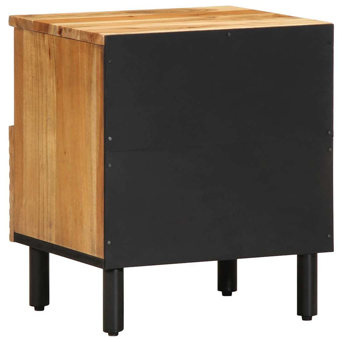 Bedside Cabinet 40x33x46 cm Solid Wood Acacia