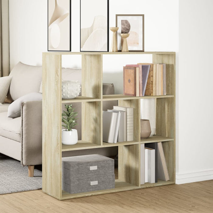 Разделитель комнаты книжный шкаф Sonoma Oak 102x29x103,5 см Инженерное дерево