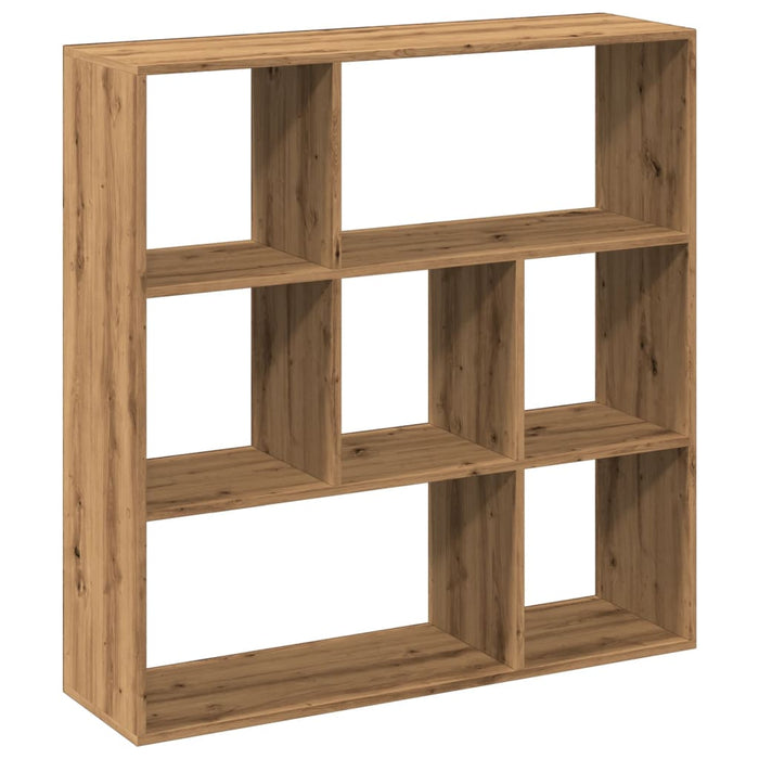 Room Divider Bookcase Artisan Oak 102x29x103.5 cm Engineered Wood