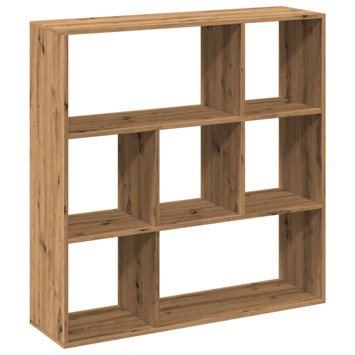 Room Divider Bookcase Artisan Oak 102x29x103.5 cm Engineered Wood