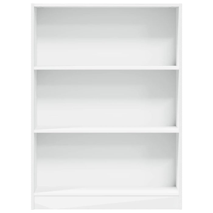 Bibliotecă Albă 80x24x109 cm Lemn de inginerie