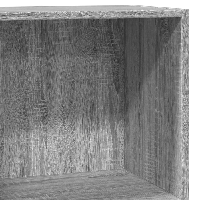 Етажерка за книги Grey Sonoma 40x30x77 cm Engineered Wood