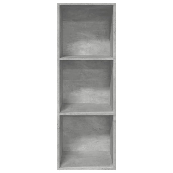 Bibliotecă Beton Gri 40x30x114 cm Lemn de inginerie