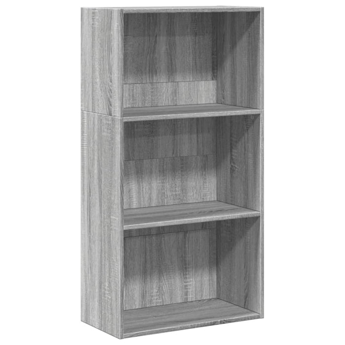 Bibliotecă Gri Sonoma 60x30x114 cm Lemn de inginerie