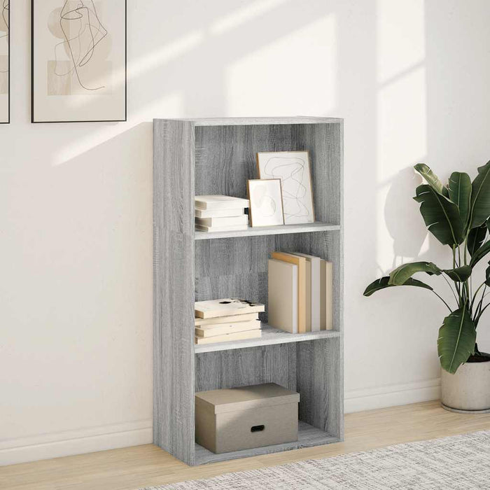 Bibliotecă Gri Sonoma 60x30x114 cm Lemn de inginerie