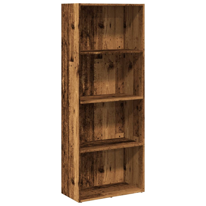 Етажерка за книги Old Wood 60x30x152 cm Engineered Wood