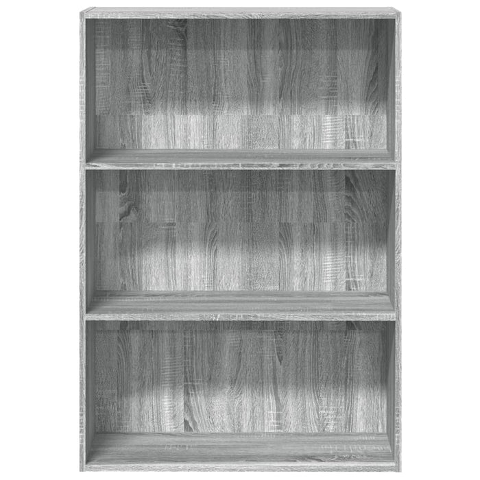 Етажерка за книги Grey Sonoma 80x30x114 cm Engineered Wood