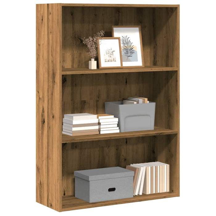 Bibliotecă Stejar Artisan 80x30x114 cm Lemn de inginerie