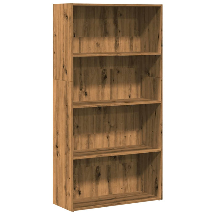 Bibliotecă Stejar Artisan 80x30x152 cm Lemn de inginerie