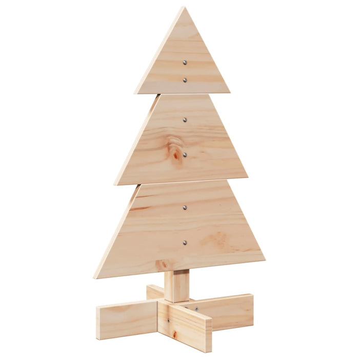 Wooden Christmas Tree for Decoration 60 cm Solid Wood Pine