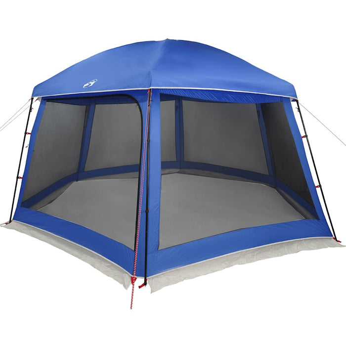 Pool Tent with Removable Fly & Mesh Walls Azure Blue 512x458 cm