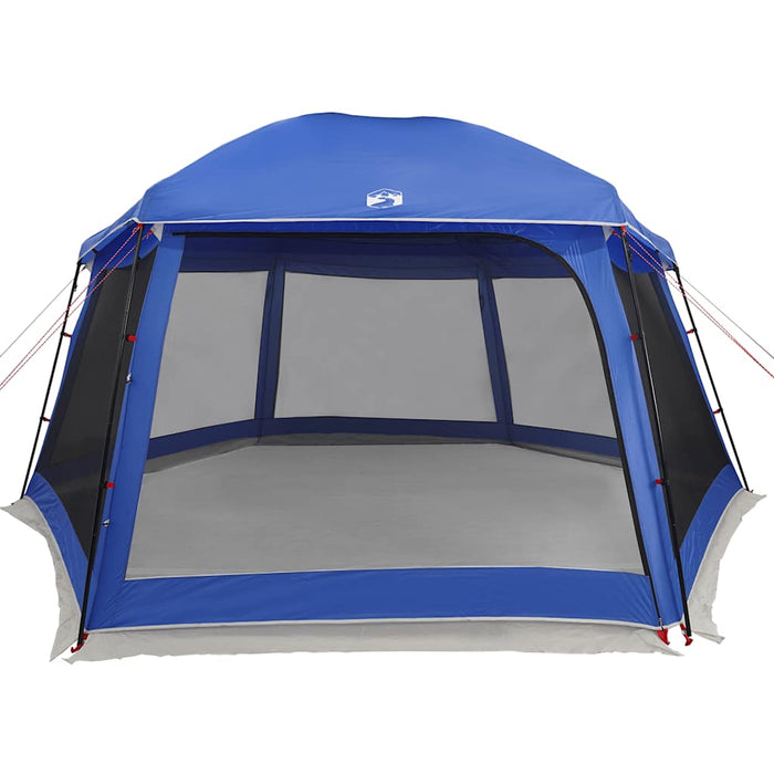 Pool Tent with Removable Fly & Mesh Walls Azure Blue 512x458 cm