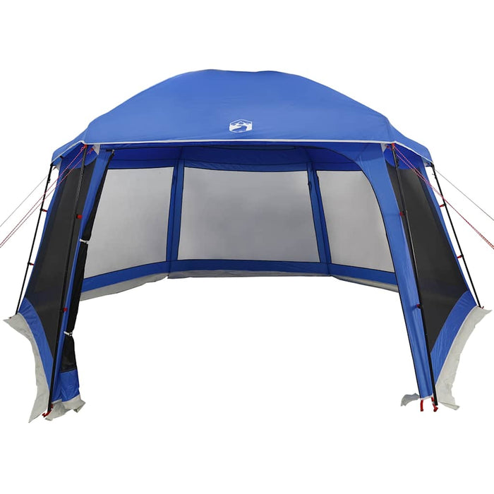 Pool Tent with Removable Fly & Mesh Walls Azure Blue 512x458 cm