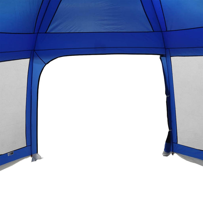 Pool Tent with Removable Fly & Mesh Walls Azure Blue 512x458 cm