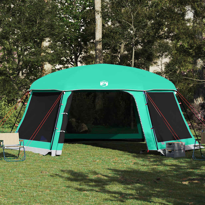 Pool Tent with Removable Fly & Mesh Walls Sea Green 618x532 cm