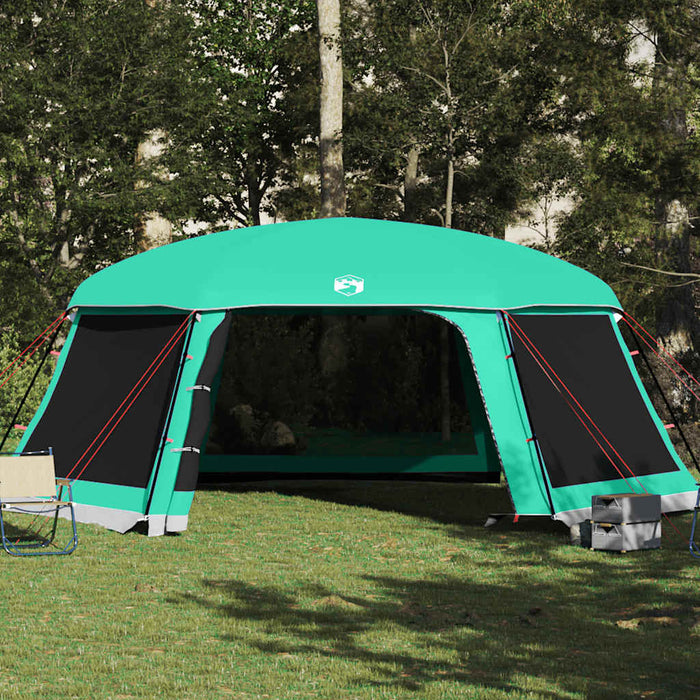 Pool Tent with Removable Fly & Mesh Walls Sea Green 670x590 cm