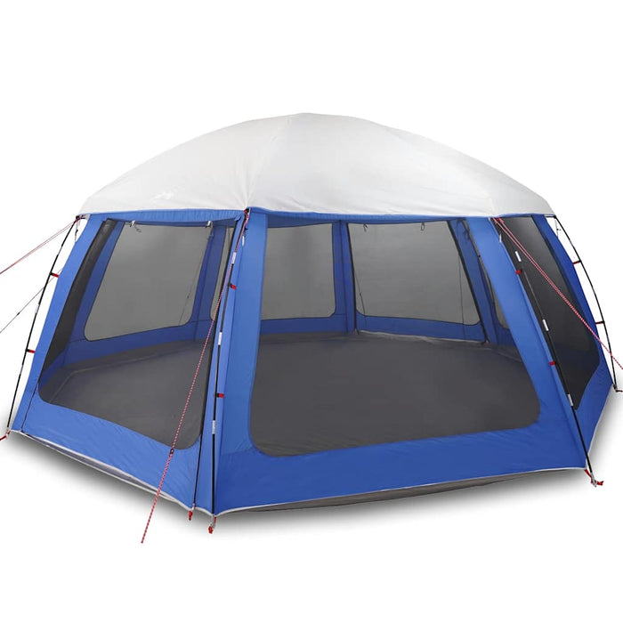 Pool Tent with Removable Fly & Mesh Walls Azure Blue 612x612 cm