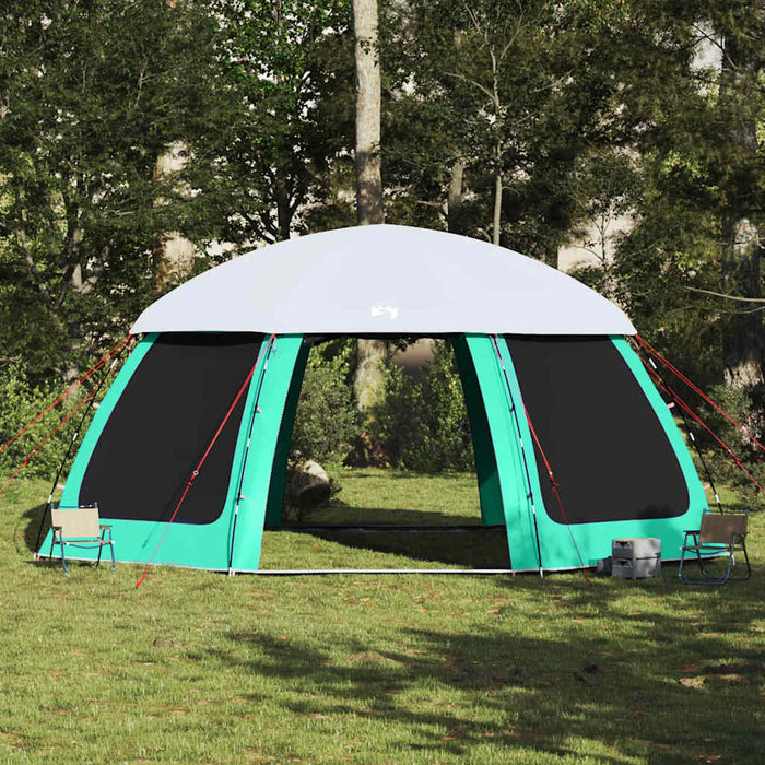 Pool Tent with Removable Fly & Mesh Walls Sea Green 612x612 cm