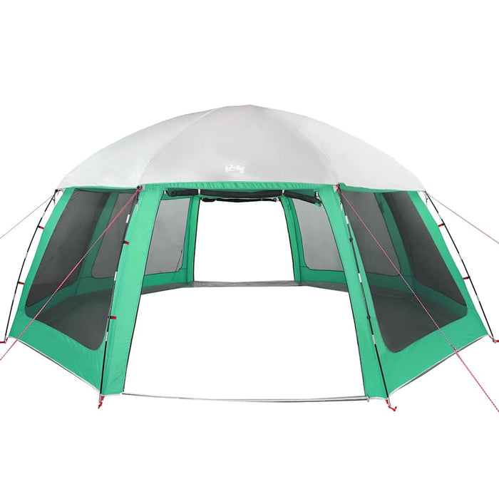 Pool Tent with Removable Fly & Mesh Walls Sea Green 612x612 cm