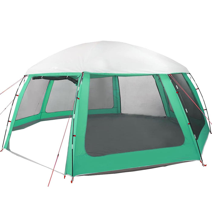 Pool Tent with Removable Fly & Mesh Walls Sea Green 612x612 cm