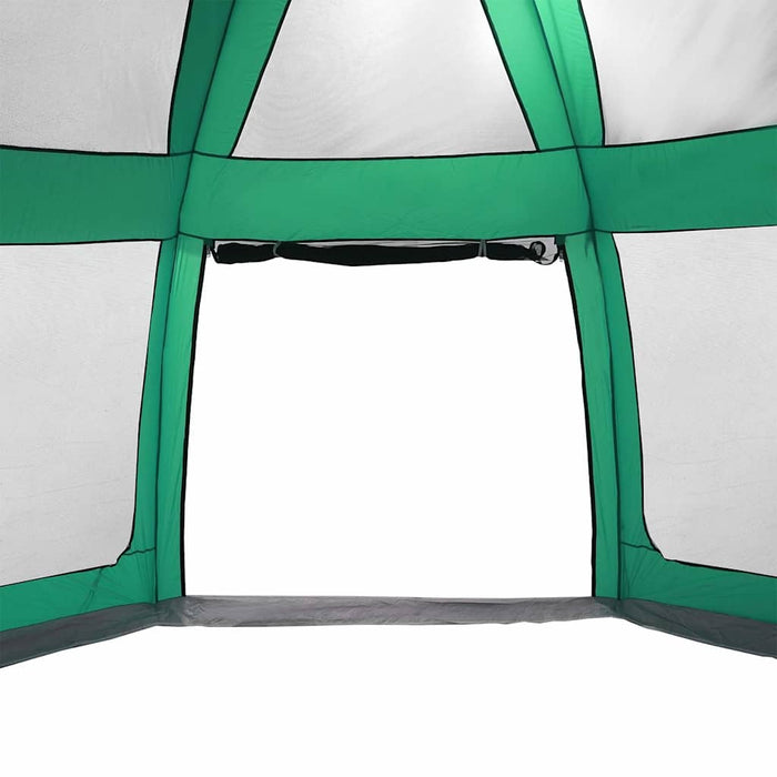 Pool Tent with Removable Fly & Mesh Walls Sea Green 612x612 cm