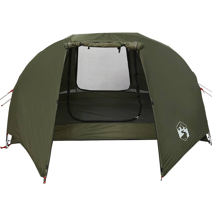 Fishing Tent 3-Person Olive Green Waterproof