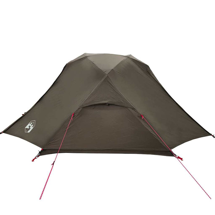 Fishing Tent 3-Person Brown Waterproof